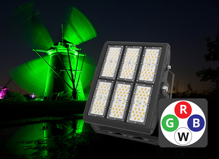 Shine colourful light exactly where you need it with the Precision Pro RGBW Floodlight