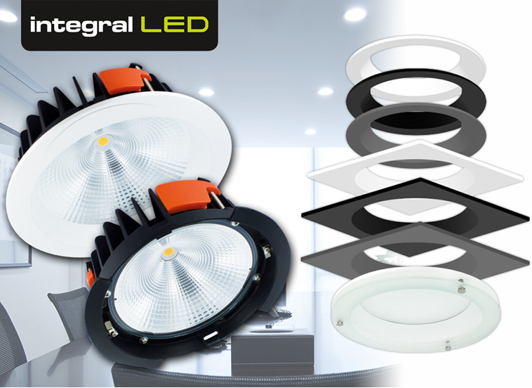 Flexible, attractive and powerful downlight