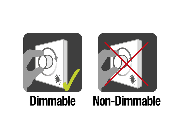 Dimmable and Non-Dimmable LED lamps