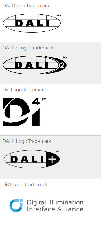 Image des différents logos DALI